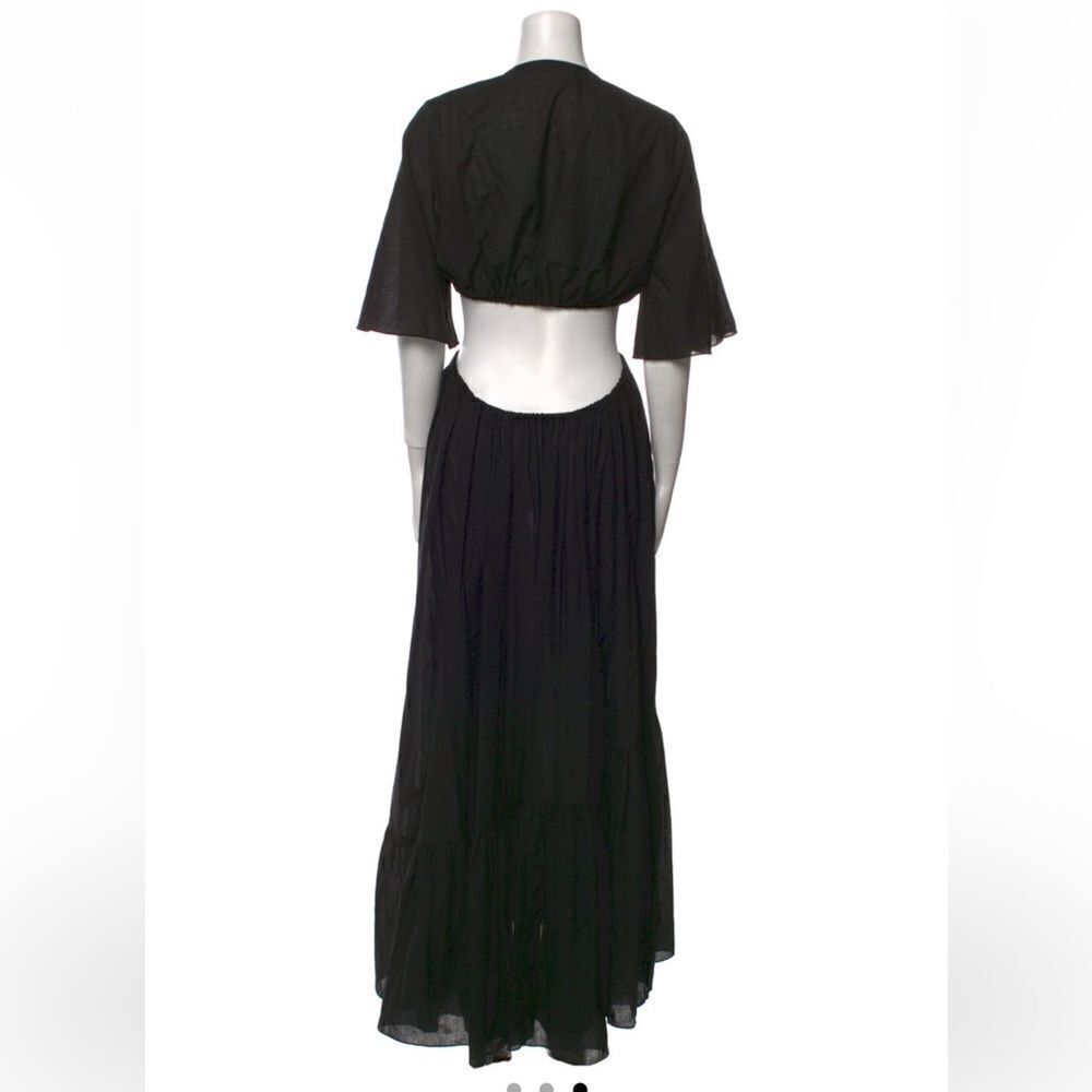 BEAU SOUCI Black Cut out cotton Isola dress New Size 40 - Picture 6 of 13